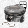 Jeu de 3 piston + segment FORD 1.0 EcoBoost / 0,50mm