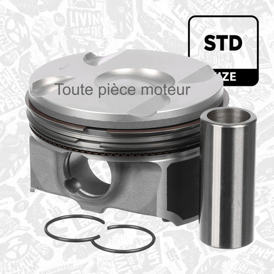 Piston avec segment FORD EcoBoost 2eme génération